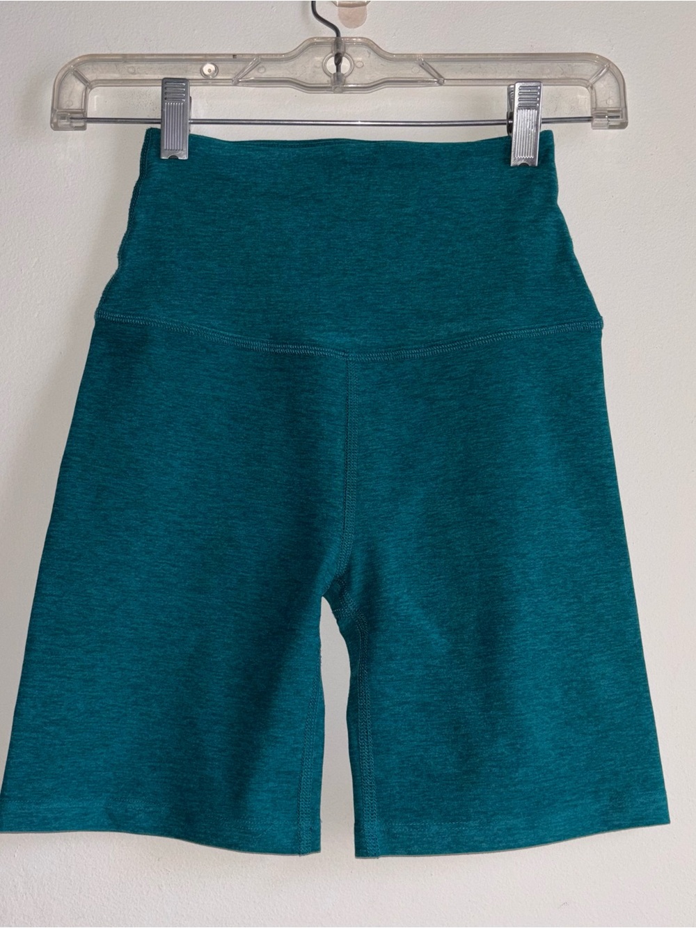 Beyond Yoga Teal Green Bike Shorts